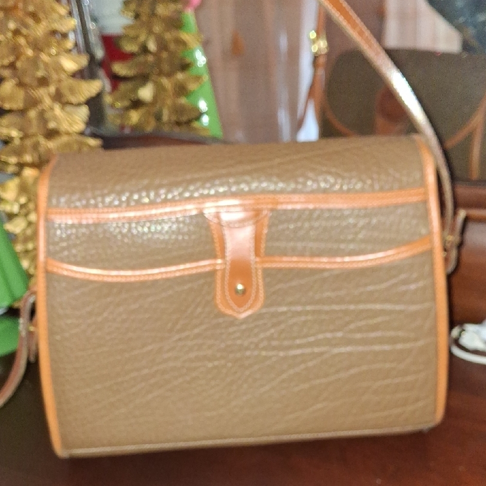 Dooney & Bourke Tan Leather Bag - Picture 5 of 16